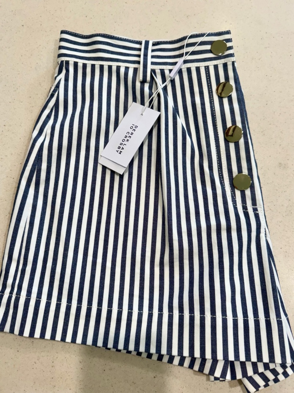 10 Crosby Derek Lam Striped Shorts 8